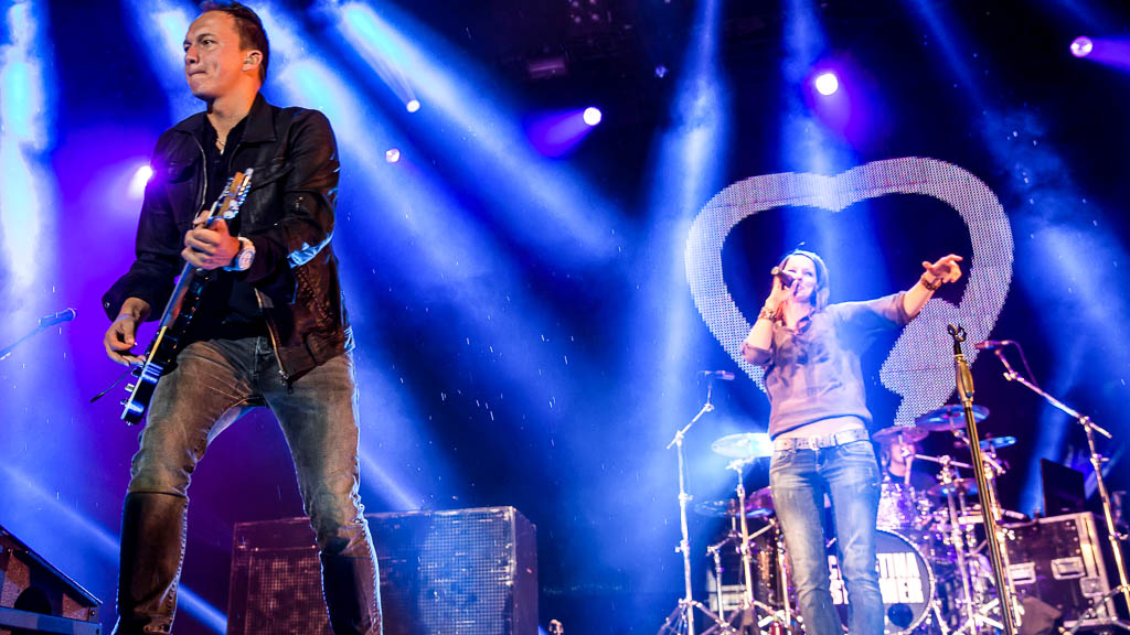 Christina Stürmer und Band beim BAYERN 3 Dorffest in Altdorf © BAYERN 3